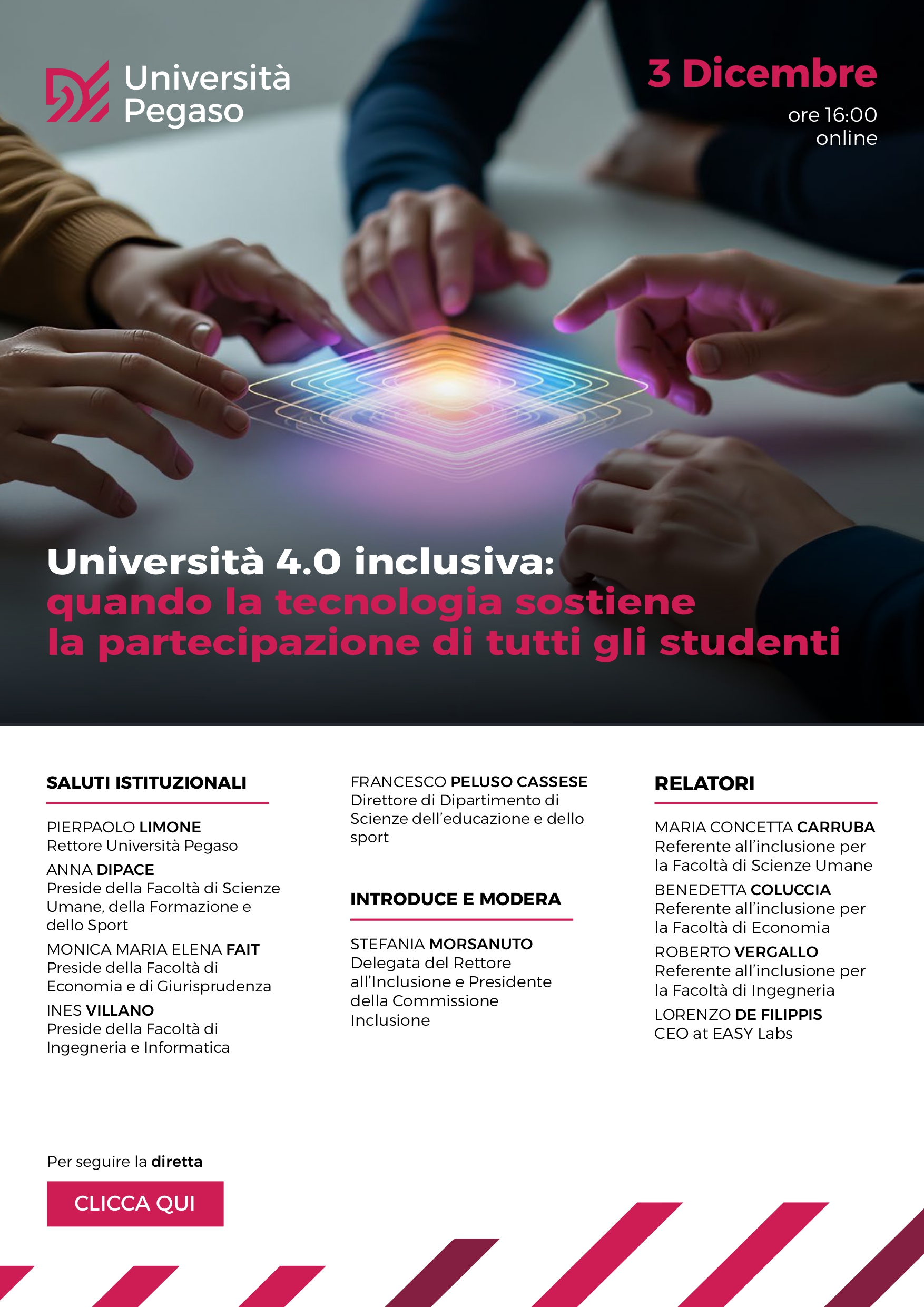Inclusive University 4.0: when Technology supports the Participation of all Students